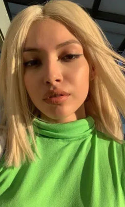 Straight Hair Wig – Short Length, Transparent Swiss Lace