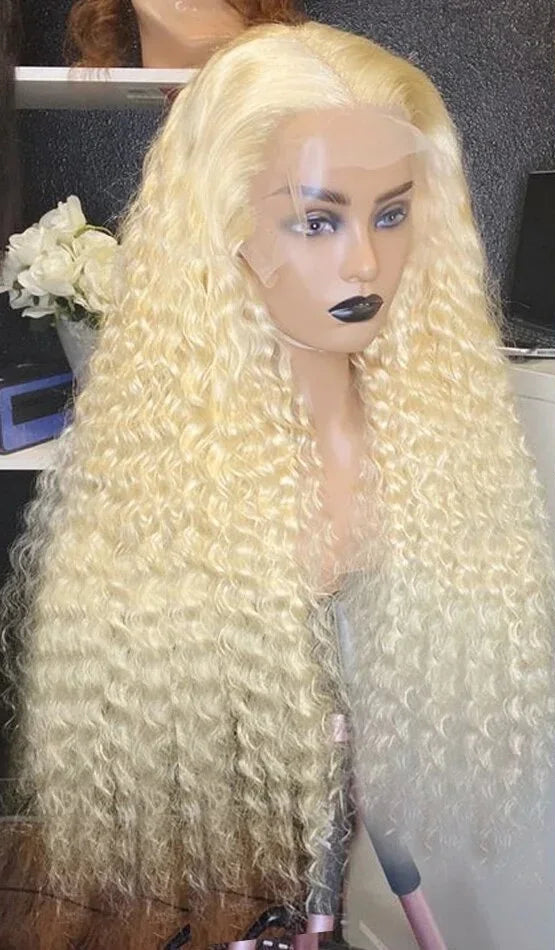 26+ Inch Deep Wave Virgin Brazilian Lace Wig – Transparent Swiss Lace, 13x6 & 13x4 Options