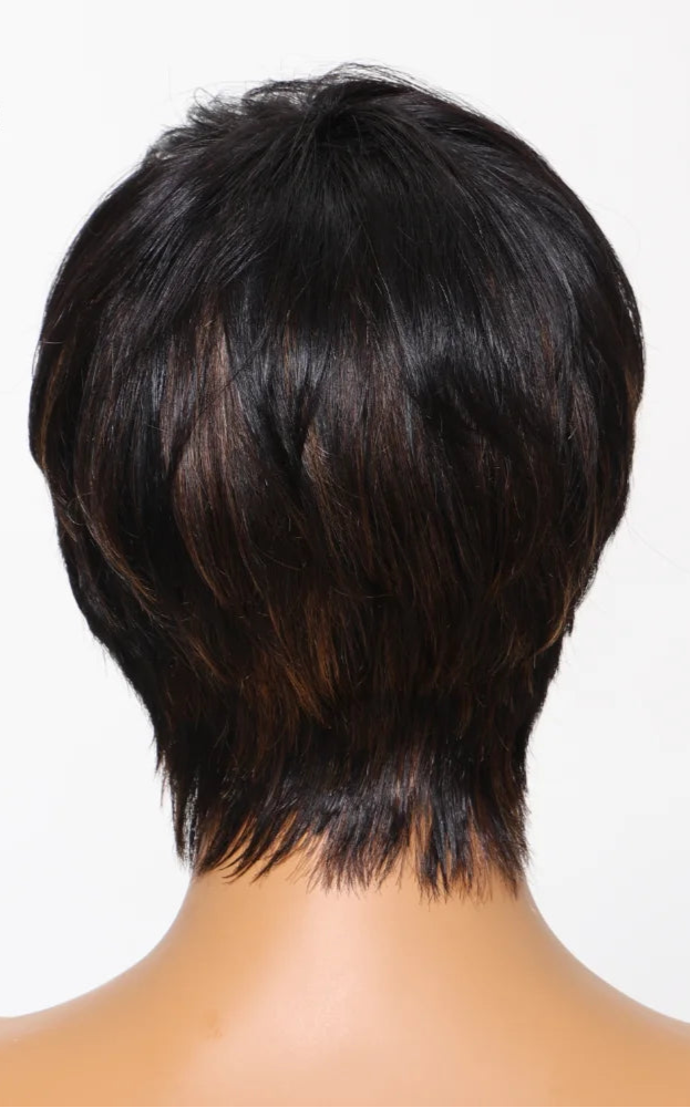 Natural Wavy Wig – 100% Human Hair, Soft Waves with Premium Quality