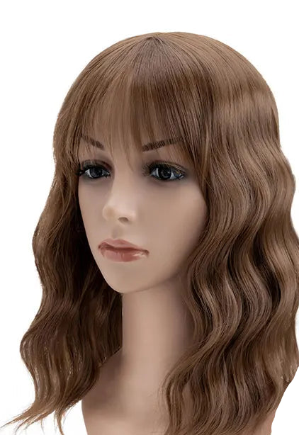 22-Inch Wavy Clip-In Hair Extensions – High-Temperature Fiber, 10 Color Options, Lightweight & Natural Look
