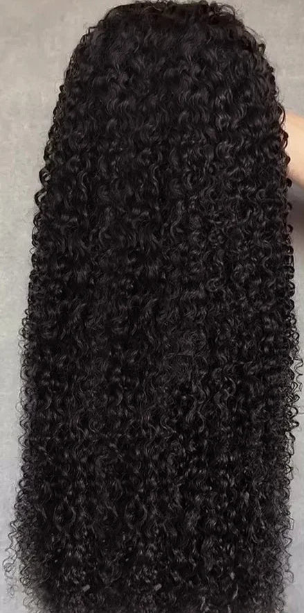 Deep Wave Human Hair Wig – 26+ Inch Transparent Lace Wig for a Natural Look