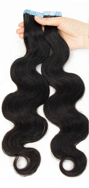 Premium MRSHAIR Body Wave Tape-In Extensions | 5-Piece Lot, 100% Human Hair for Natural Volume & Length