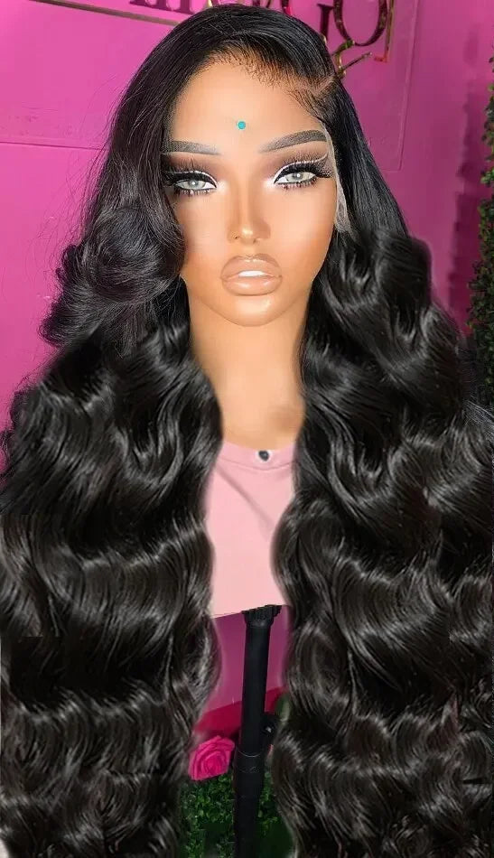 Body Wave Human Hair Wig – HD Transparent Lace, Pre-Plucked, 180%-250% Density, Glueless Options