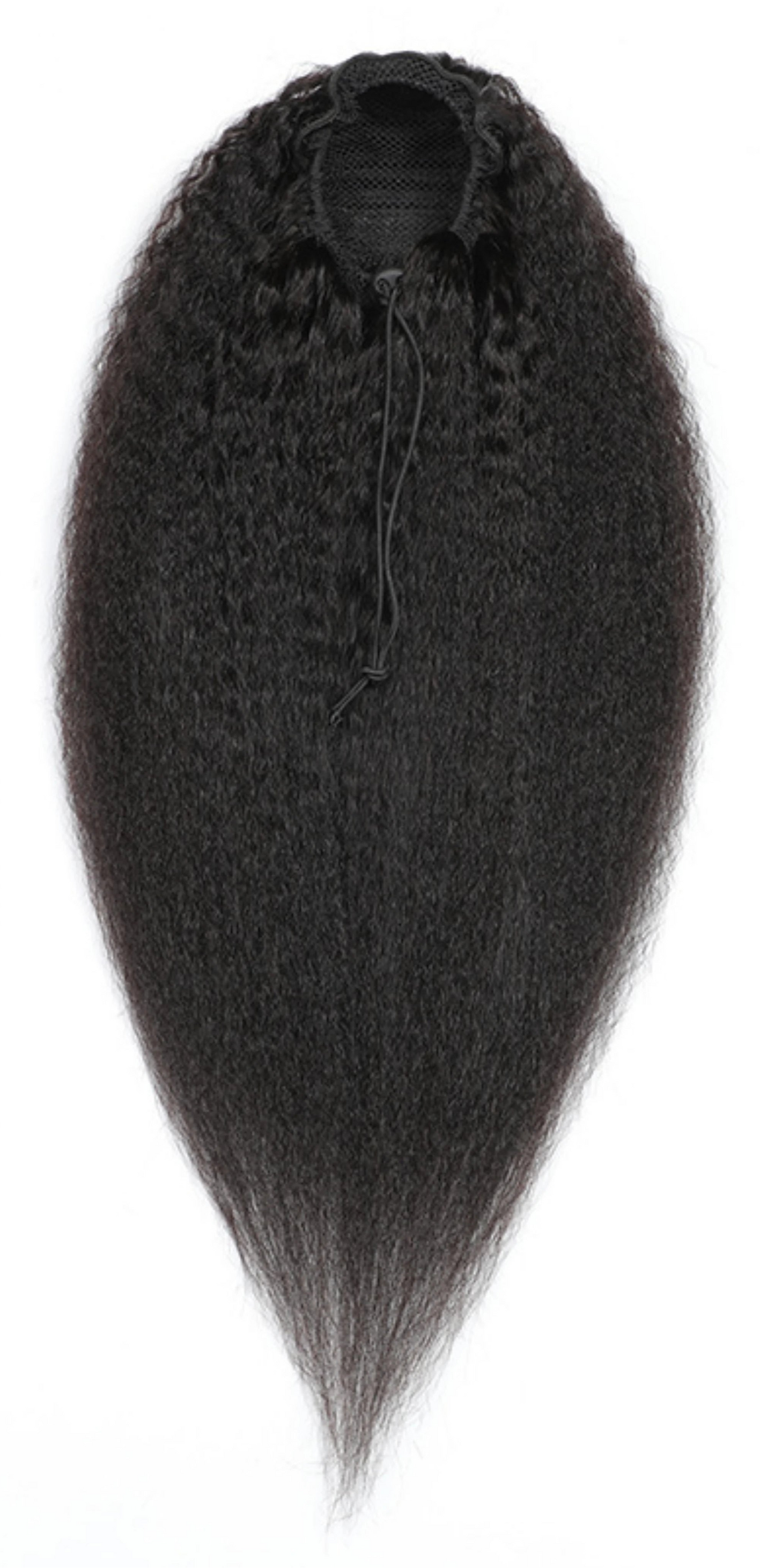 100% Human Hair Kinky Straight Clip-In Extensions – Natural Color, Easy Styling