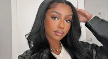 26-Inch Body Wave Lace Front Wig – Transparent Swiss Lace, 180% Density Human Hair