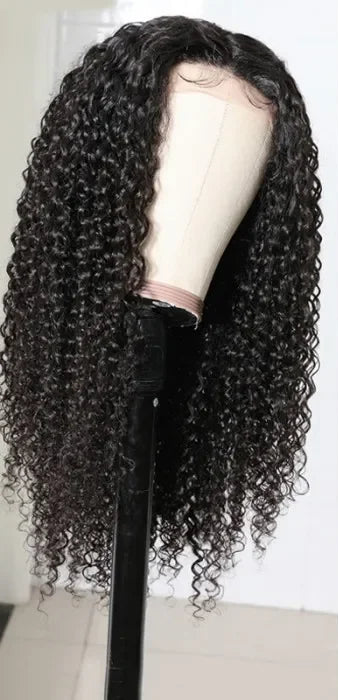 Curly T-Part Glueless Synthetic Lace Wig – Light Brown Lace, Pre-Plucked Hairline, Affordable, Comfortable Fit