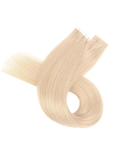 Neitsi Mini Tape-In Human Hair Extensions | Straight Skin Weft | Black, Brown & Blonde | 100% Real Hair | 12-18 Inches