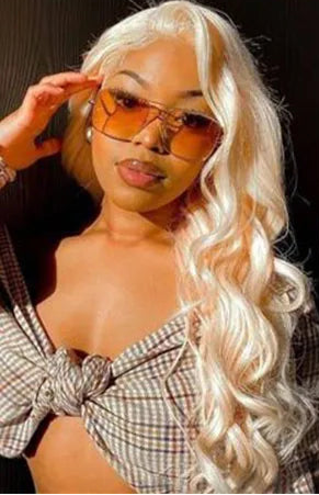 26+ Inch Blonde 613 Body Wave HD Lace Wig – 13x4 & 13x6 Lace Front, Pre-Plucked, 150%-180% Density