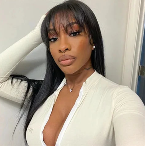 Luxurious Straight Long Lace Wig – 100% Human Hair, 26+ Inches, Pre-Plucked Hairline