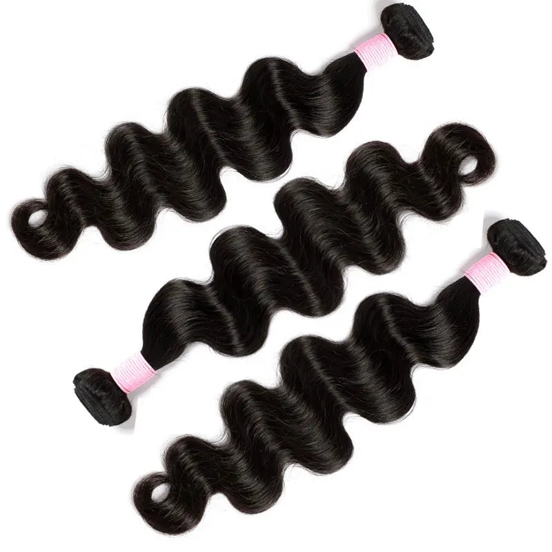 Body Wave Human Hair Bundles – 100% Virgin Human Hair, Dyeable, No Chemical Processing, Available in 12-32 Inches