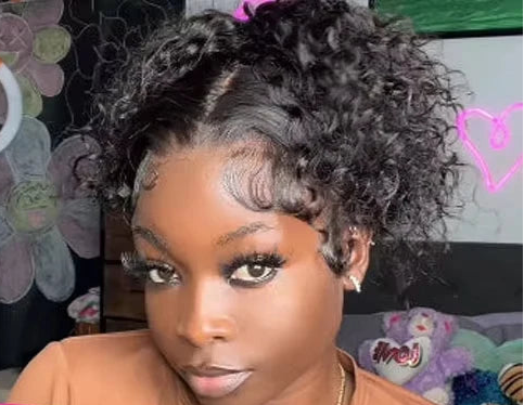 360 Full Lace Deep Wave Wig – HD Transparent Lace, 100% Human Hair, Pre-Plucked