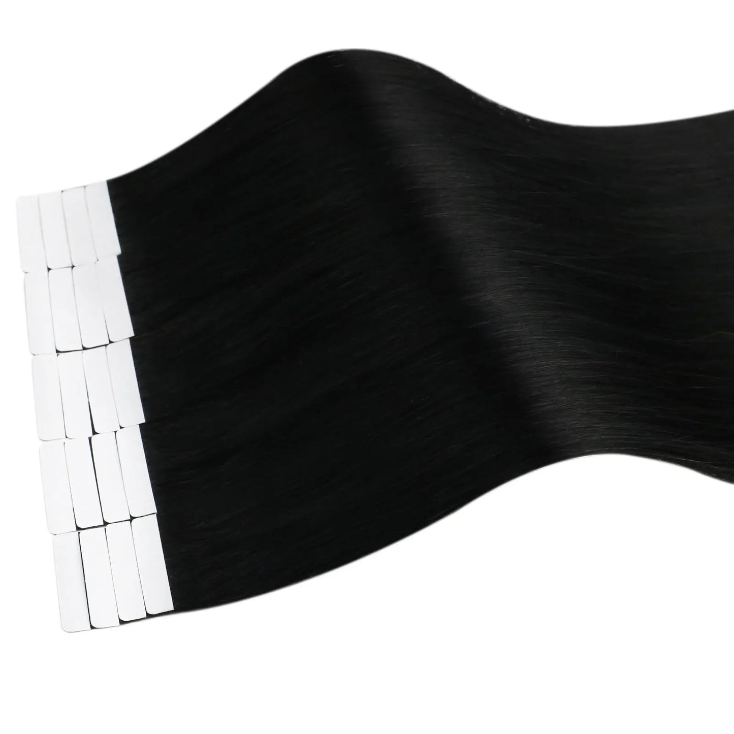 Moresoo Tape-In Hair Extensions | 100% Real Human Hair, Straight Texture, 12-24 Inch, Balayage & Highlight Colors
