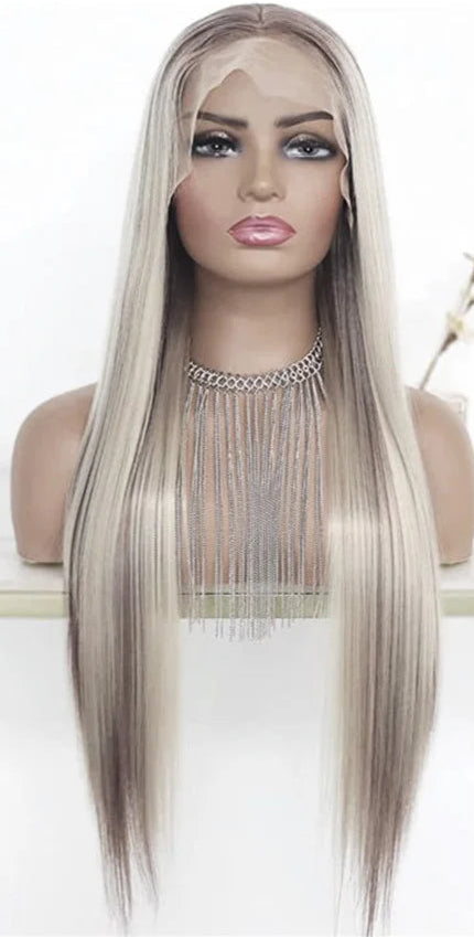 Vietnamese Straight Lace Front Wig – 26+ Inch, Transparent Lace, Swiss Lace, Chemical-Free, Long Human Hair