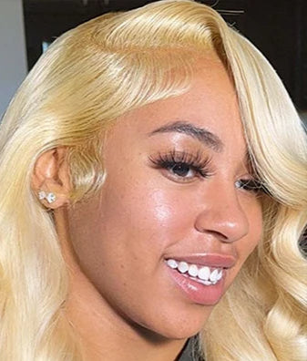 26+ Inch Blonde 613 Body Wave HD Lace Wig – 13x4 & 13x6 Lace Front, Pre-Plucked, 150%-180% Density