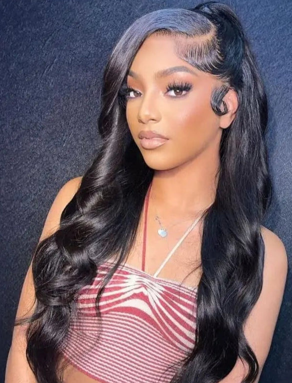 Body Wave 13x6 Lace Front Wig – Pre-Plucked, HD Lace, Human Hair (8-40 Inches)