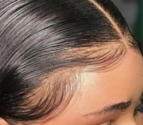 Short Straight Lace Front Wig – 100% Hair with Light Brown Swiss Lace