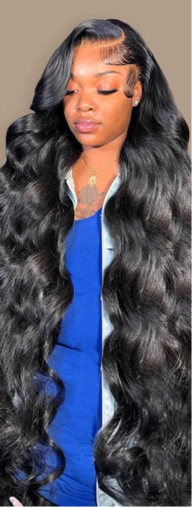 26+ Inch Body Wave Lace Front & Closure Wig – Transparent Swiss Lace