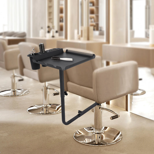 Adjustable Iron Salon Trolley Tray – Sturdy, Space-Saving Design for Beauty and Hair Care Tools