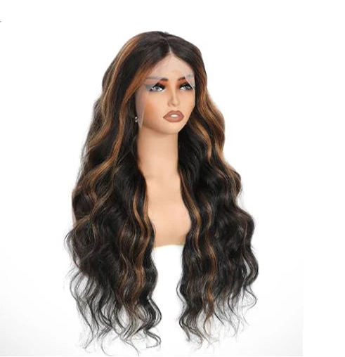 Classic Body Wave Lace Front Wig – Heat-Resistant Synthetic Fiber