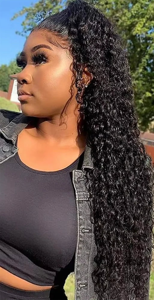 360 Lace Frontal Deep Wave Wig – 100% Human Hair, Swiss Lace, Glueless, Versatile & Natural