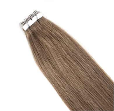 Neitsi Mini Tape-In Human Hair Extensions | Straight Skin Weft | Black, Brown & Blonde | 100% Real Hair | 12-18 Inches