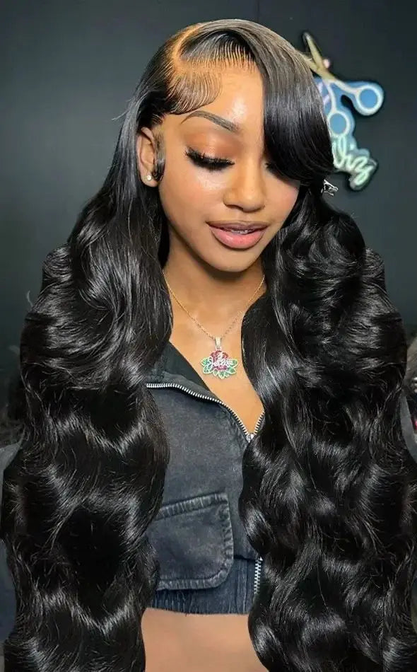 Short Body Wave 13x4/13x6 Lace Front Wig – 100% Hair, Pre-Plucked, Medium Brown Lace, 4-16 Inches