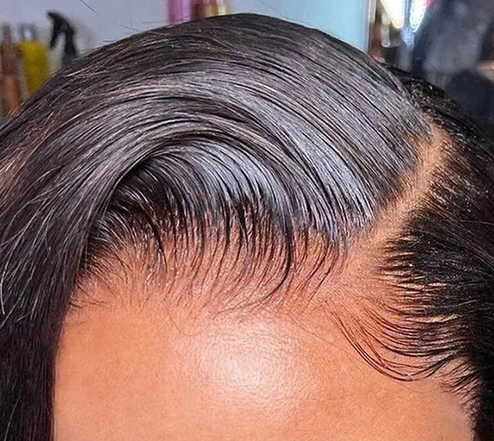 Pixie Straight Lace Front Wig – 100% Human Hair, Swiss Lace, Transparent Lace, Permable, Natural Look