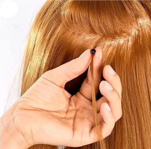 Professional Hair Extension Pliers for Nano Ring & Adhesive Extensions | Stainless Steel Flat Clamping Tool