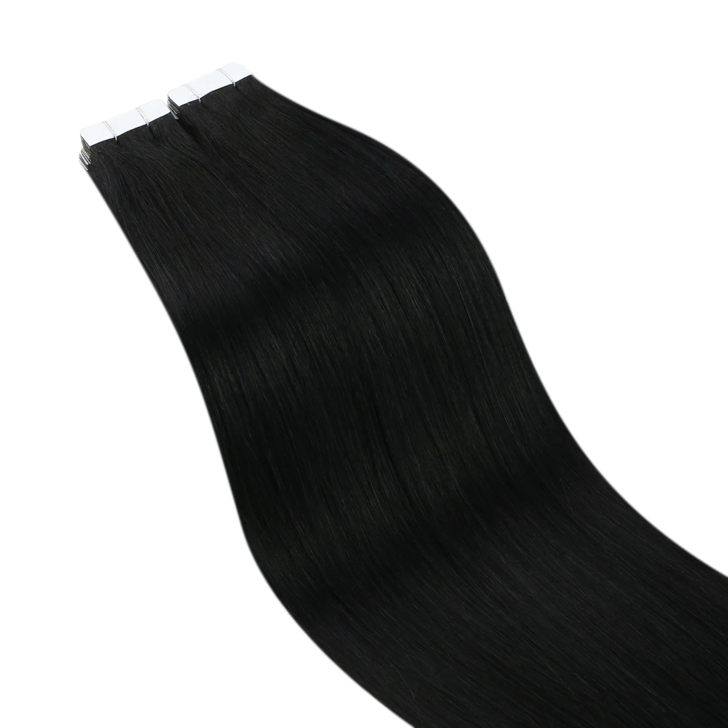 Moresoo Tape-In Hair Extensions | 100% Real Human Hair, Straight Texture, 12-24 Inch, Balayage & Highlight Colors