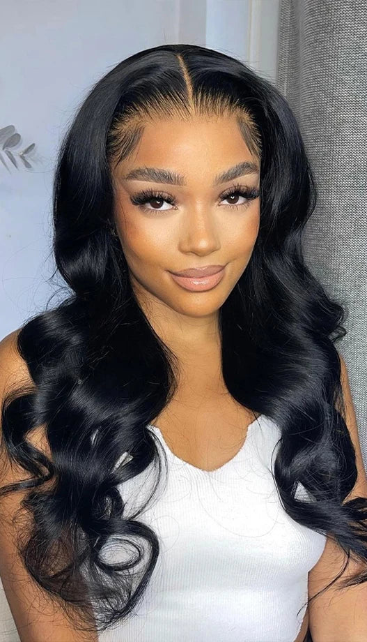 26+ Inch Body Wave HD Lace Wig – 100% Human Hair, Full Lace & Lace Front Options