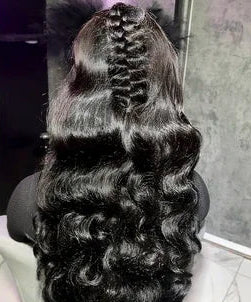 Body Wave Human Hair Wig – HD Transparent Lace, Pre-Plucked, 180%-250% Density, Glueless Options