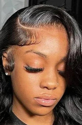 Long 26+ Inch Body Wave Lace Front Wig – Transparent Swiss Lace, 100% Human Hair