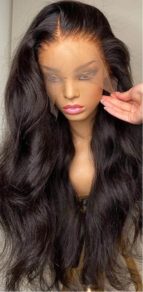26-40 Inch Body Wave Human Hair Wig – 13x4 & 13x6 HD Lace Front, Pre-Plucked, 180%-200% Density
