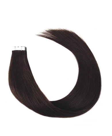 100% Natural Remy Mini Tape In Hair Extensions – 12" to 24" Straight, Ombre & Balayage Colors, Reusable