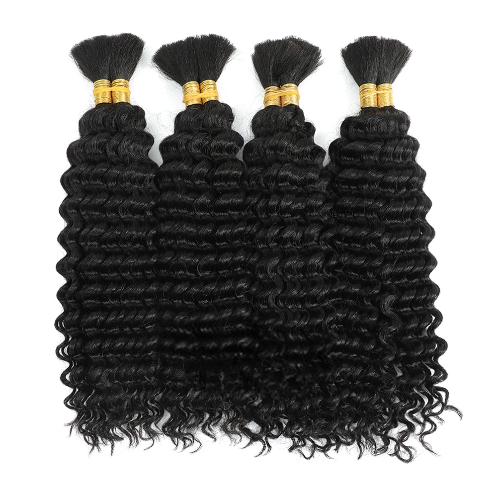 Deep Wave Human Hair Bundles – 100% Virgin Hair, Permable, Long-lasting Quality