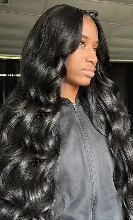 Body Wave 360 Lace Frontal Wig – 13x6 Transparent Lace, 26+ Inch, Pre-Plucked Hairline with Baby Hair, 180% Density