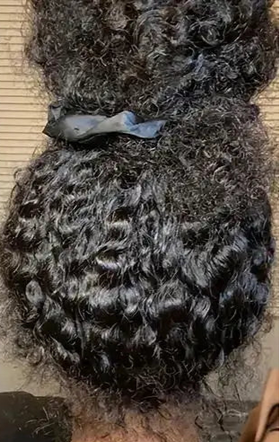 360 HD Transparent Lace Curly Wig – 100% Human Hair, 26+ Inches, Glueless Design