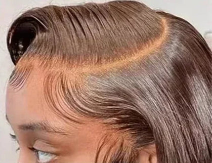Enivuoso Chocolate Brown Body Wave Lace Front Wig – 13x4 HD Glueless Synthetic Wig with Baby Hair for Women