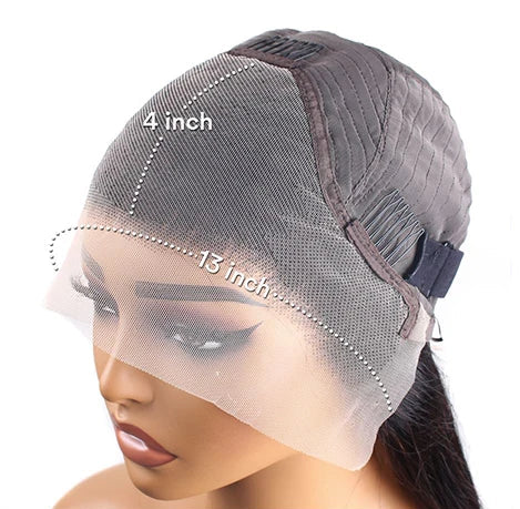 Curly Lace Front Wig – 13x4/13x6, Natural Off Black, Hair, Luxurious Full Volume