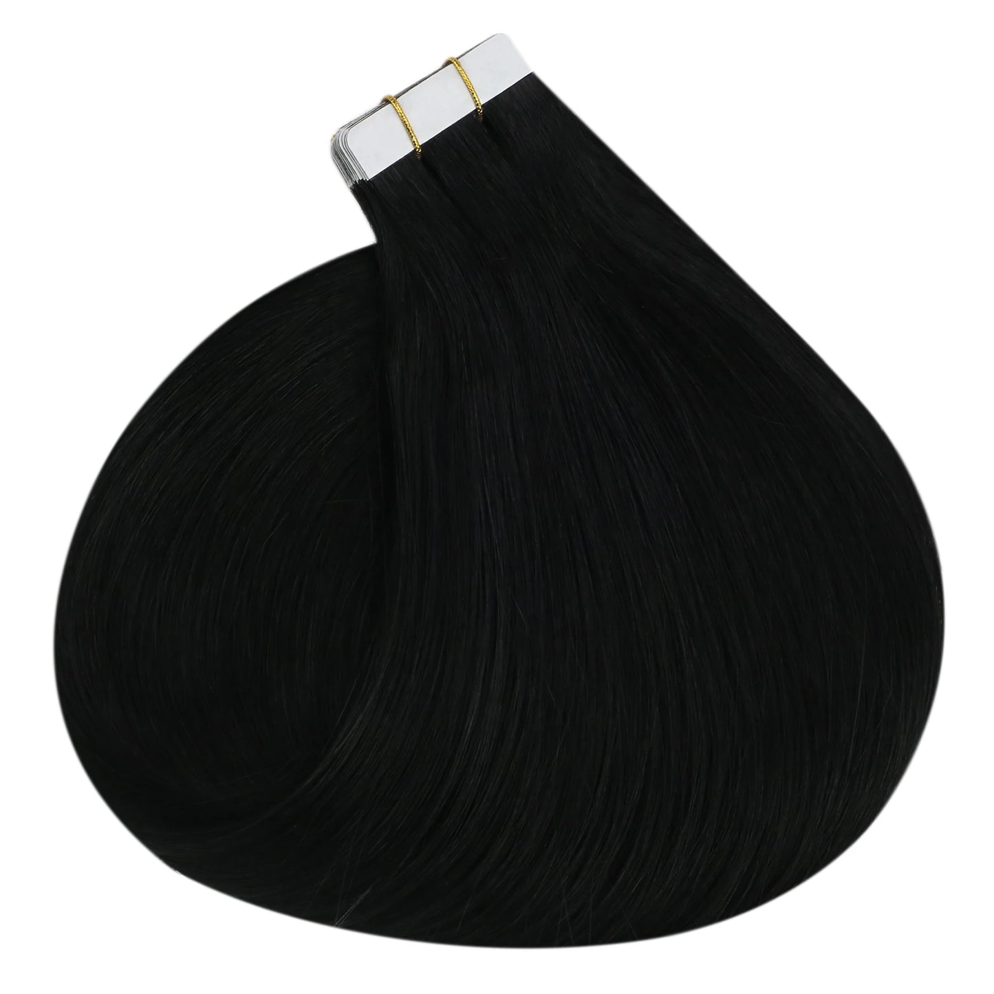Moresoo Tape-In Hair Extensions | 100% Real Human Hair, Straight Texture, 12-24 Inch, Balayage & Highlight Colors