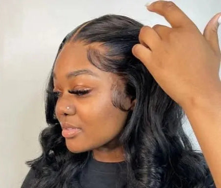 26+ Inch Body Wave Lace Front & Closure Wig – Transparent Swiss Lace