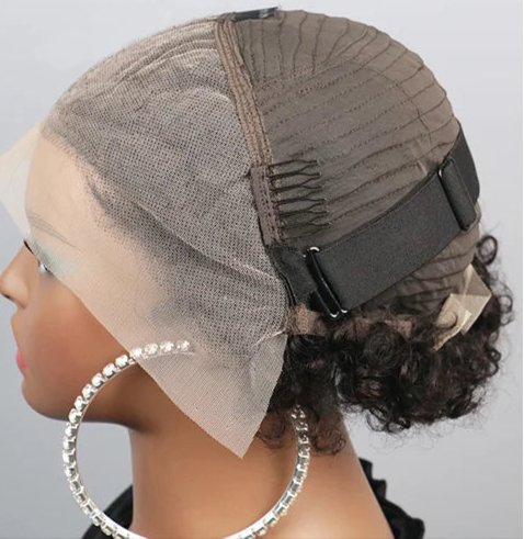 Kinky Curly 13x4 Lace Wig – 4-16 Inch, Swiss Lace, Human Hair, Transparent Lace, Permable, No Chemicals