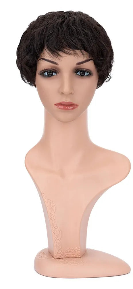 5-Inch Curly Synthetic Hair Topper Clip-In with Natural Shine & Lightweight Design