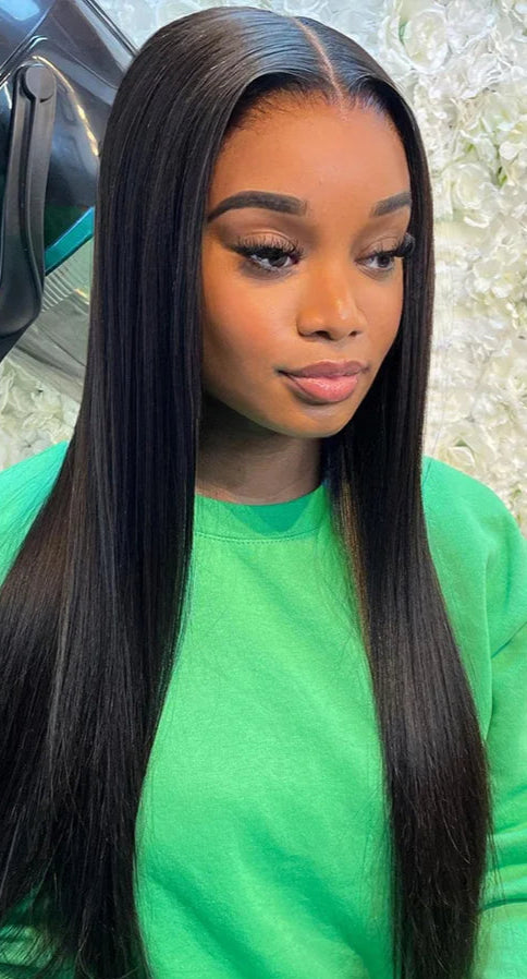 Premium 4x4 Glueless HD Lace Wig – 26+ Inch, 180% Density, Beginner-Friendly & Ready to Wear"