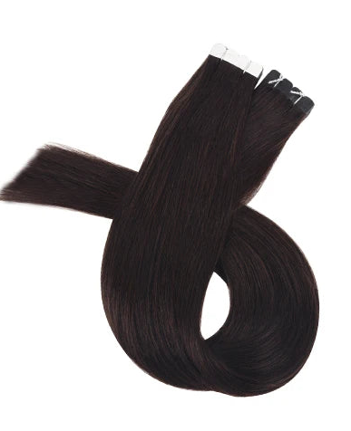 Neitsi Mini Tape-In Human Hair Extensions | Straight Skin Weft | Black, Brown & Blonde | 100% Real Hair | 12-18 Inches