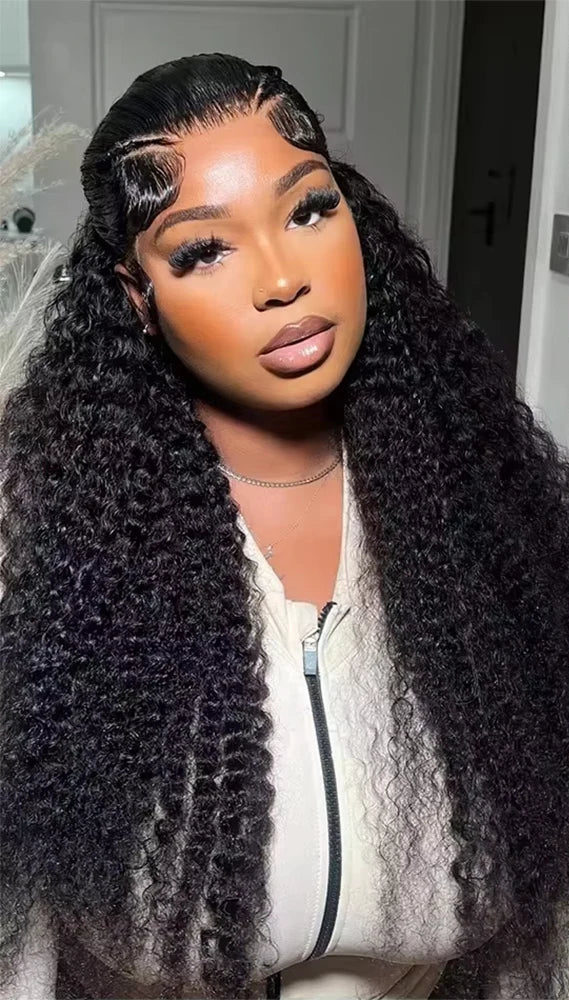 360 Lace Frontal Deep Wave Wig – 100% Human Hair, Swiss Lace, Glueless & Versatile