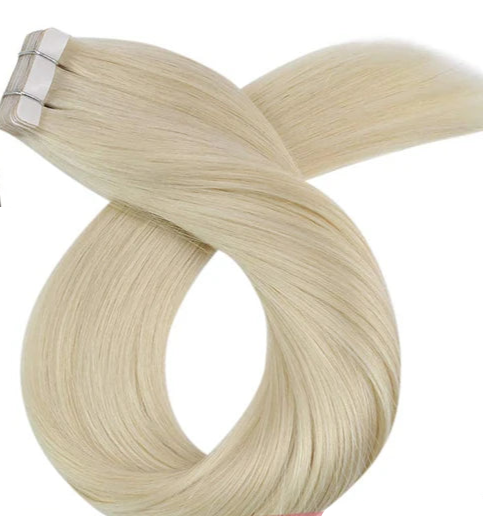 Moresoo Tape-In Hair Extensions | 100% Real Human Hair, 14-24 Inch, Straight Texture, Multiple Pack Sizes