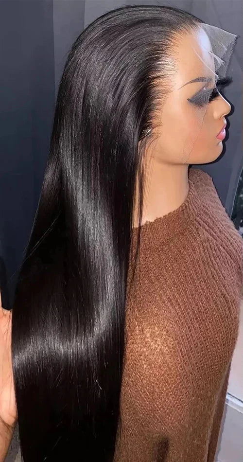 360 Full Lace Wig Human Hair – Pre Plucked & Glueless Body Wave, HD Transparent Lace, 26+ Inch Long Hair