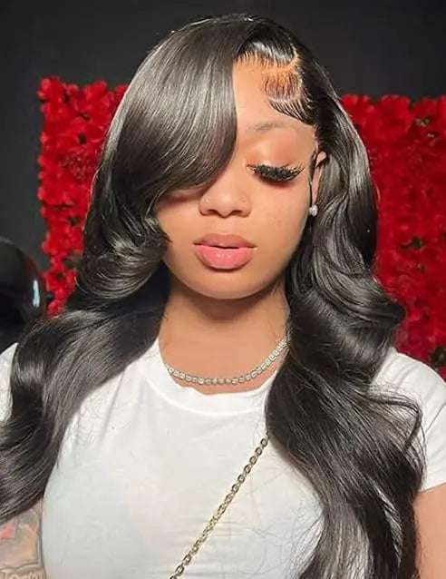 26-Inch Body Wave Lace Front Wig – 13x6, 13x4, 360 HD Transparent Human Hair Wig with 200% Density