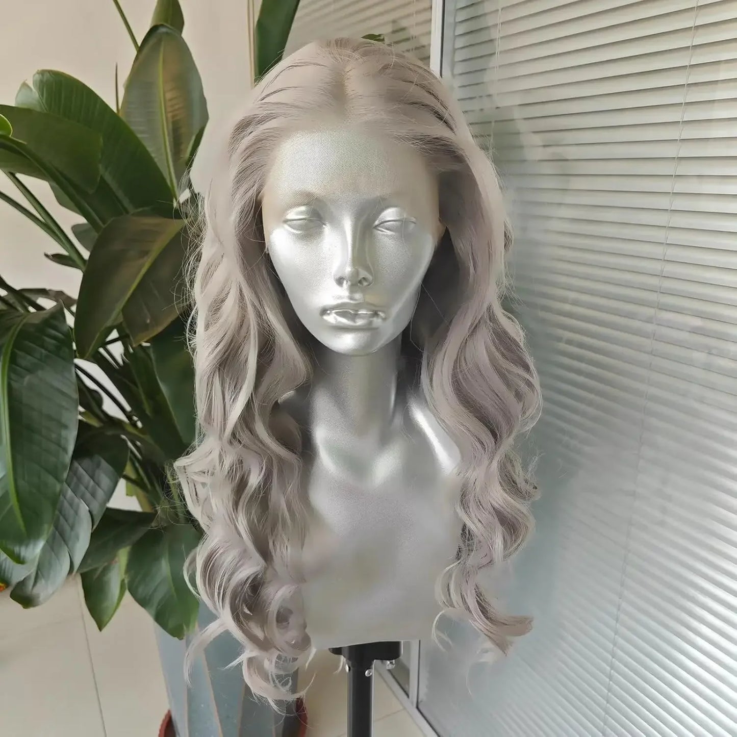 Synthetic Lace Front Wig – High-Quality Daily Wear Wig with 150% Density and Heat-Resistant Fiber